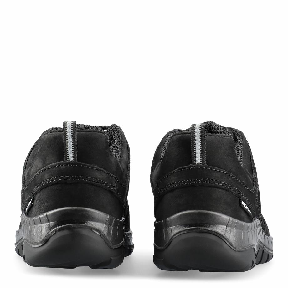 Maddox Black Leather Low